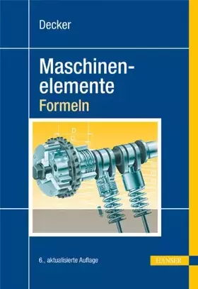 Couverture du produit · Decker Maschinenelemente - Formeln