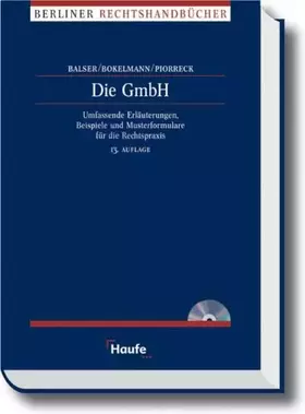 Couverture du produit · Die GmbH (Haufe Recht-Handbuch)