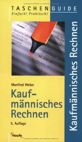 Couverture du produit · Kaufmännisches Rechnen (Taschenguide)