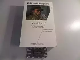 Couverture du produit · Vorurteil und Völkermord