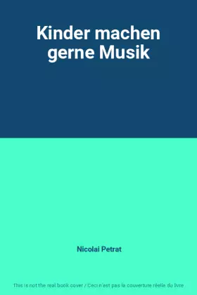 Couverture du produit · Kinder machen gerne Musik