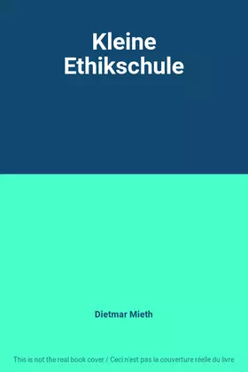 Couverture du produit · Kleine Ethikschule