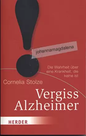 Couverture du produit · Vergiss Alzheimer!
