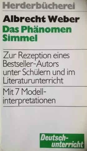 Couverture du produit · Das Phänomen Simmel