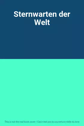 Couverture du produit · Sternwarten der Welt