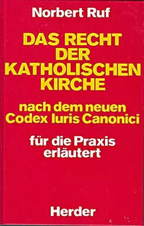 Couverture du produit · Das Recht der katholischen Kirche
