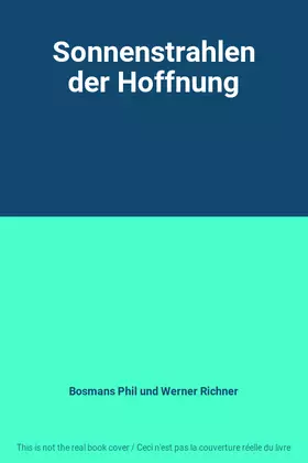 Couverture du produit · Sonnenstrahlen der Hoffnung
