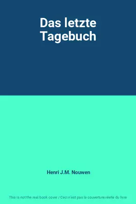 Couverture du produit · Das letzte Tagebuch