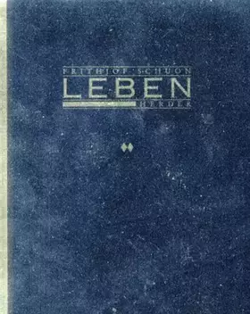 Couverture du produit · Leben