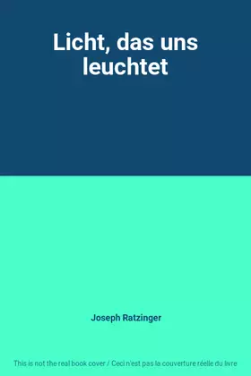 Couverture du produit · Licht, das uns leuchtet
