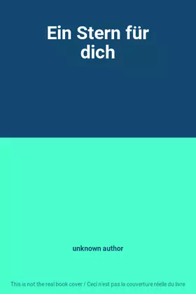 Couverture du produit · Ein Stern für dich
