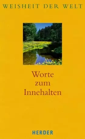 Couverture du produit · Worte zum Innehalten