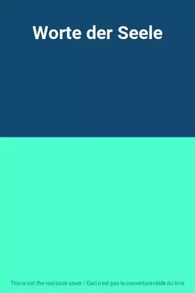 Couverture du produit · Worte der Seele