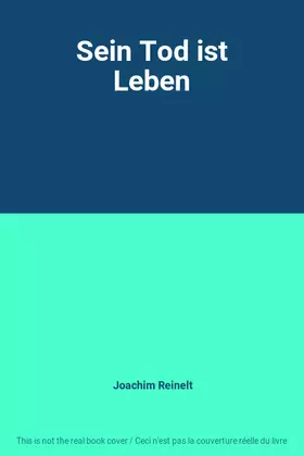 Couverture du produit · Sein Tod ist Leben