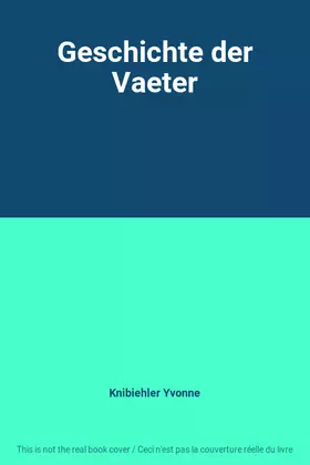 Couverture du produit · Geschichte der Vaeter