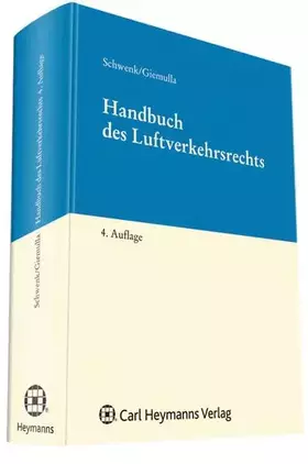 Couverture du produit · Handbuch des Luftverkehrsrechts