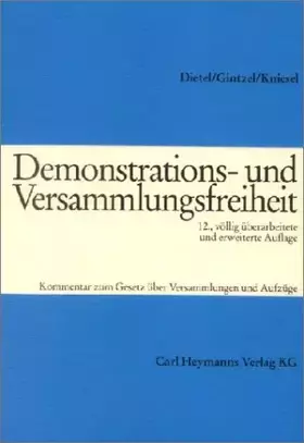 Couverture du produit · Demonstrations- und Versammlungsfreiheit