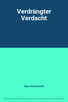 Couverture du produit · Verdrängter Verdacht