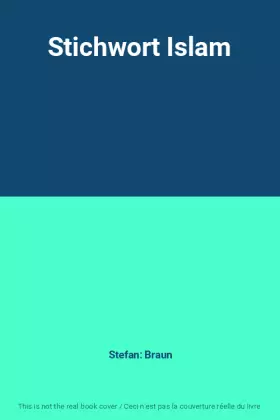 Couverture du produit · Stichwort Islam