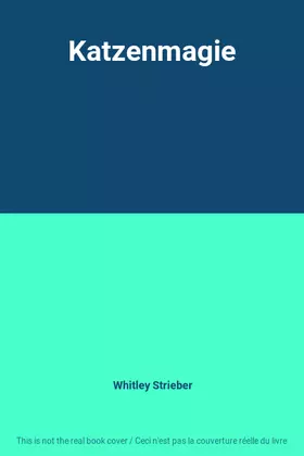 Couverture du produit · Katzenmagie