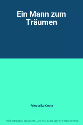 Couverture du produit · Ein Mann zum Träumen