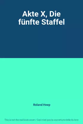 Couverture du produit · Akte X, Die fünfte Staffel