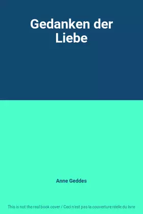 Couverture du produit · Gedanken der Liebe
