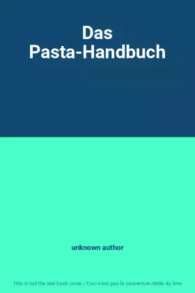 Couverture du produit · Das Pasta-Handbuch
