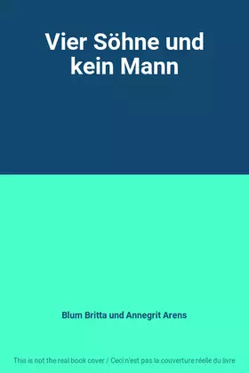 Couverture du produit · Vier Söhne und kein Mann