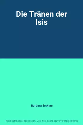 Couverture du produit · Die Tränen der Isis