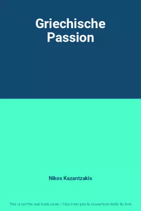 Couverture du produit · Griechische Passion