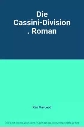 Couverture du produit · Die Cassini-Division. Roman