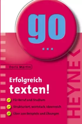 Couverture du produit · Erfolgreich texten!