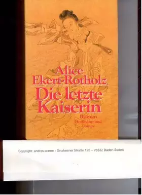 Couverture du produit · Die letzte Kaiserin: Roman