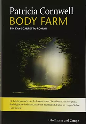 Couverture du produit · Body Farm: Ein Kay-Scarpetta-Roman