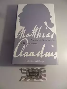 Couverture du produit · Matthias Claudius: Eine Biographie
