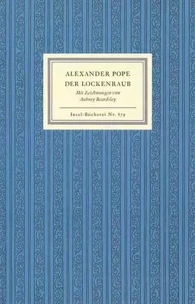 Couverture du produit · Der Lockenraub: Ein komisches Heldengedicht (Insel Bücherei)