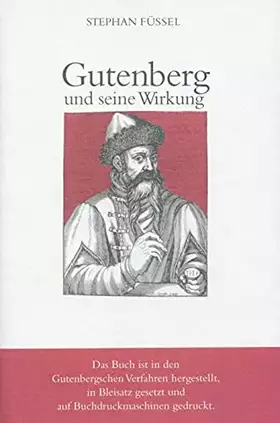 Couverture du produit · Gutenberg und seine Wirkung (German Edition)