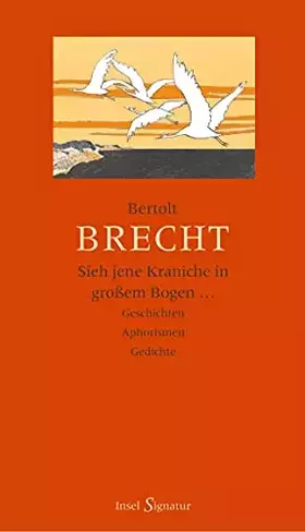 Couverture du produit · Sieh jene Kraniche in großem Bogen