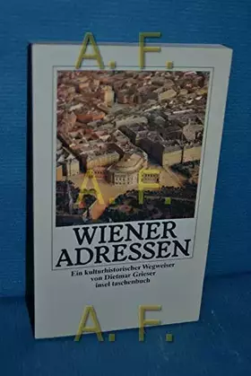 Couverture du produit · Wiener Adressen (insel taschenbuch)