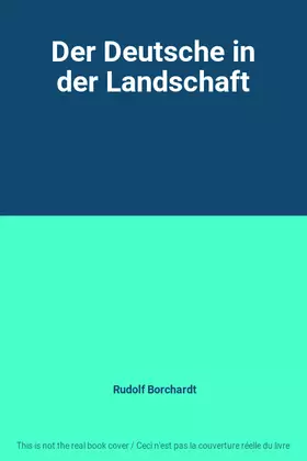 Couverture du produit · Der Deutsche in der Landschaft