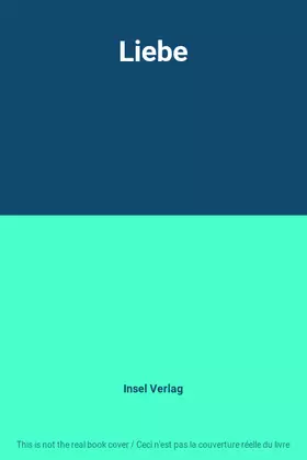 Couverture du produit · Liebe