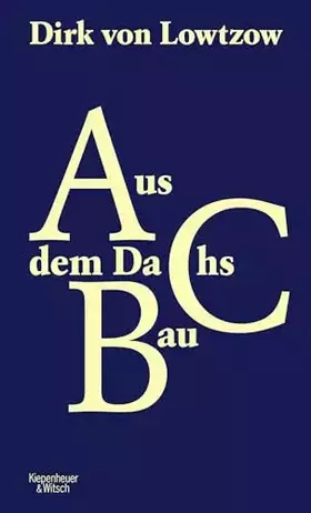 Couverture du produit · Aus dem Dachsbau