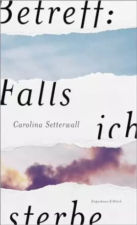 Couverture du produit · Betreff: Falls ich sterbe