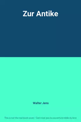 Couverture du produit · Zur Antike