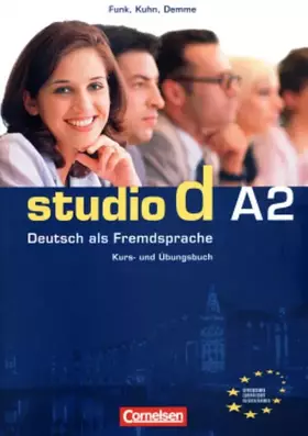 Couverture du produit · Studio d: Kurs- und Arbeitsbuch A2 mit CD