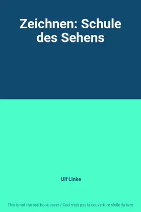 Couverture du produit · Zeichnen: Schule des Sehens