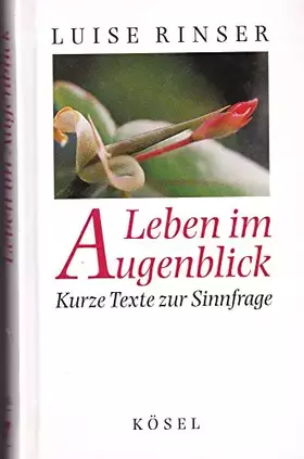 Couverture du produit · Leben im Augenblick