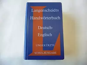 Couverture du produit · Langenscheidts Großes Schulwörterbuch, Deutsch-Englisch