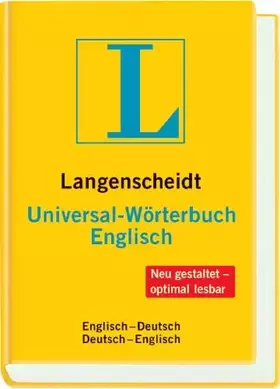 Couverture du produit · Langenscheidt Universal-Wörterbuch Englisch: Englisch-Deutsch/Deutsch-Englisch